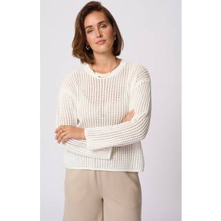 Kaffe Kasolar Pullover Strik 10509985 Chalk (XXLARGE)