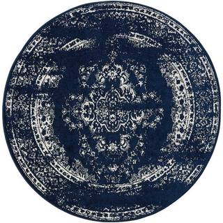 ZOE Blå Tæppe - Rund / ø 160 cm / Blå