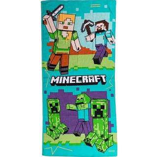 Minecraft Trident badehåndklæde 70x140cm -> Forventet levering: 1-2 hverdage