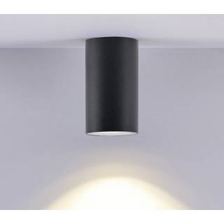 Downlight CAN, sort, IP44, Ø 6 cm, metal, GU10