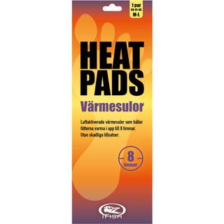 Luftaktiverede varmesåler iFish Heat Pads, 2-pak, engangs, holder op til 8 timer, 41 - 48