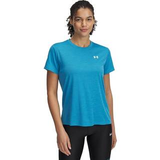Under Armour Women's Tech Textured SSC Funktionsshirt Damer størrelse M farve blå