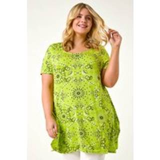 Roman Roman Curve Paisley Tryk Bar Back T-shirt