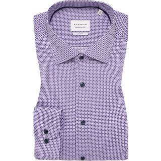 SLIM FIT Shirt in lavender printed