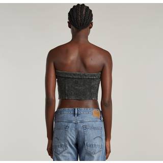 Washed Corset - Grey - Women