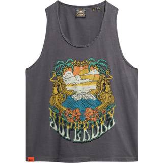 Superdry 100% bomuld Psych Surf Graphic Racer VestEU 40 (UK 12)
