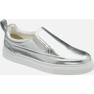 Ravel Ravel Silver Leather Slip-On Trainers