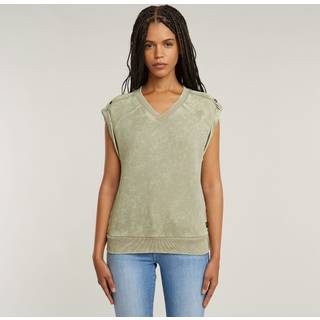 Washed Sweater - Beige - Women