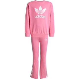 Loose Crew Flared Legging sæt til børn - Pink Fusion - 110