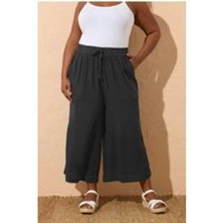Yours Curve Chambray Culottebukser46
