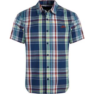 Weird Fish Weird Fish Aqua Blue Judd Short Sleeve 100% Cotton Check Shirt