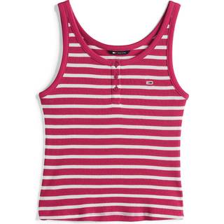 Ribbed Scoop Neck Slim Tank Top