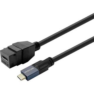 VIVOLINK USB-C male to female 2m