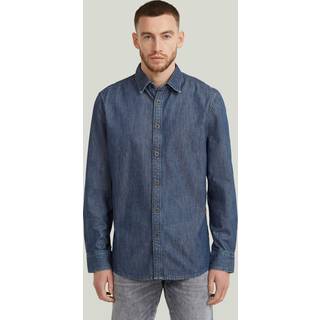 Clean Slim Shirt - Dark blue - Men