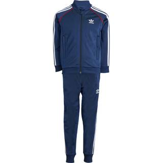 Adicolor SST Kids træningsdragt - Night Indigo / White / Better Scarlet - 128