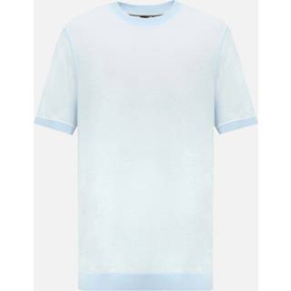 BOSS Black Herren Pullover blau unifarben
