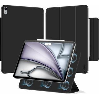 Tech-Protect iPad Air 13" (2025 / 2024) SmartCase Magnetisk Flip Cover - Sort