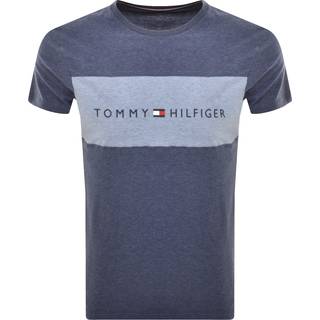 Tommy Hilfiger Lounge Logo T Shirt Navy