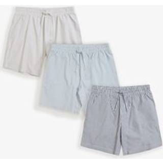 Threadbare Threadbare Blue Stripe Cotton Poplin Lounge Shorts 3 Pack