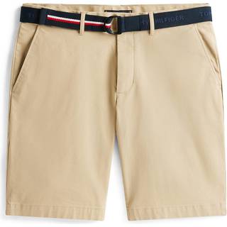 Tommy Hilfiger Brooklyn Twill Belt Shorts Beige