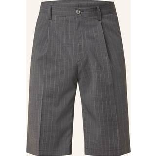 Strellson Herren Shorts grau gestreift