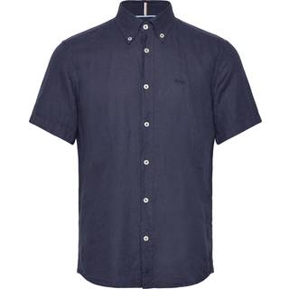 BOSS BOSS Light Blue Slim Fit Roan 100% Linen Shirt