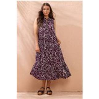 Evans Evans Purple Boho Dress - 20
