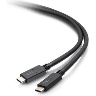 C2G 6ft (1.8m) USB-C® Male to USB-C Male Cable (20V 5A) - USB 3.2 Gen 1 (5Gbps)