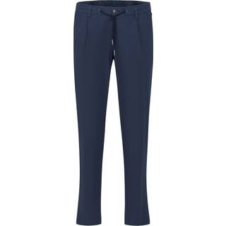 bugatti Herren Bundfaltenhose blau