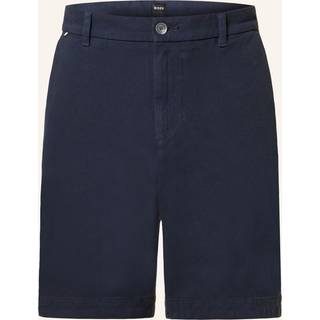 Shorts med slim fit i tekstureret bomuld med stræk