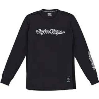 Cykeltrøje Troy Lee Designs Skyline Long Sleeve Ride Tee Black