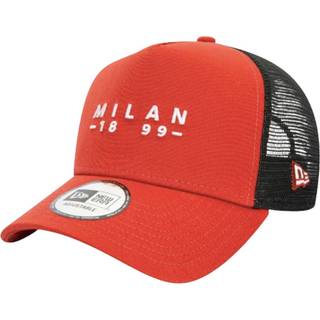 AC Milan Seasonal Wordmark Copper 9FORTY E-Frame Adjustable Trucker Cap newera adult unisex Red newera adult unisex Red newera adult unisex Red newera - Osfm