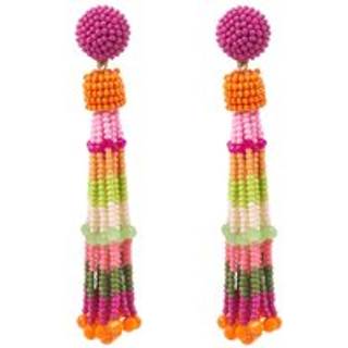 Bibi Bijoux Bibi Bijoux Pink Multicolour Beaded Earrings