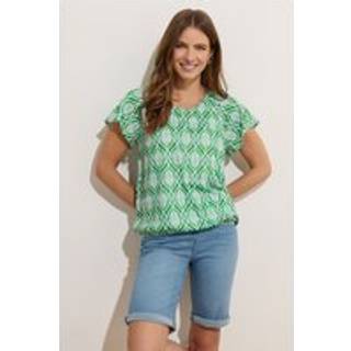 M & Co Abstract Scoop Neck Top48