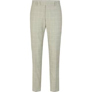 Strellson Herren Hose grün kariert Slim Fit