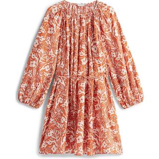 Oversized Mini Dress With Silk