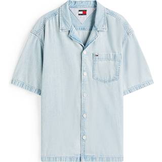 Relaxed Fit Short Sleeve Lightweight Denim Shirt