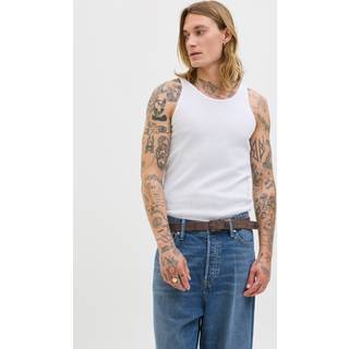 Ensfarvet Tanktop