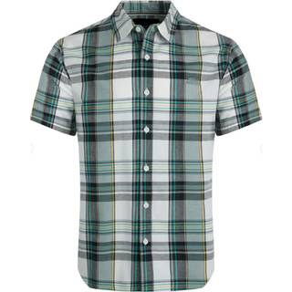 Weird Fish Weird Fish White/Grey Judd Short Sleeve 100% Cotton Check Shirt