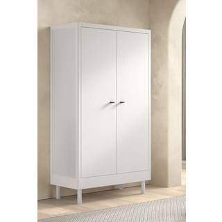 Garderobeskab 2-dørs i bøg – Forrest, hvid