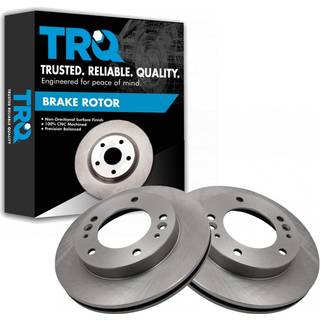 TRQ Front Brake Rotors Set Vent Compatible med 1995-2002 KIA Sportage