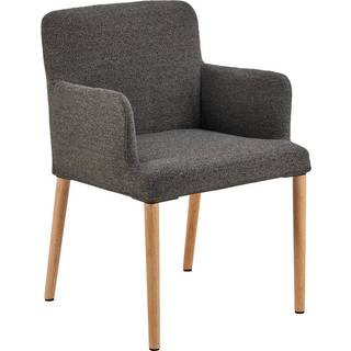 Zoe Spisebordsstol med armlæn - Antracit