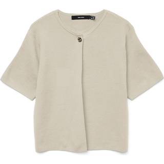 Gold Kortærmet Cardigan, Birch, M