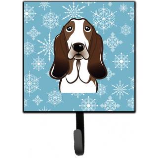 """" Caroline's Treasures BB1677SH4 Snowflake Basset Hound Leash eller Key Holder Small Multicolor """"
