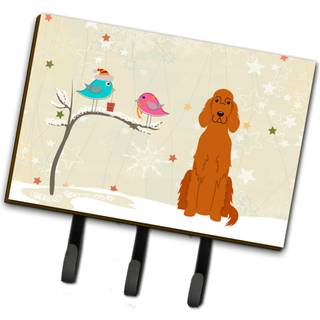 """" Carolines skatte julegaver mellem venner irsk setter snor eller nøgleholder BB2536Th68 Triple multicolor """"