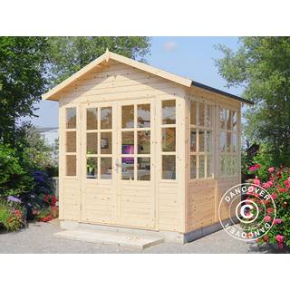 Anneks i træ, Bertilo Teahouse, 2,34x2,26x2,65m, Natur