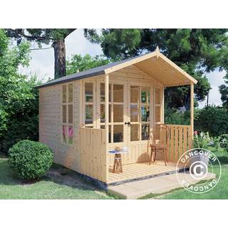 Anneks i træ, Bertilo Arley, 2,02x2,91x2,15m, Natur