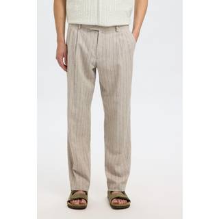 Slhrlx-Malik Linenblend Pinstrip Trs