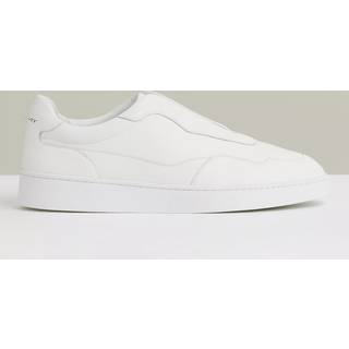 Reiss Reiss Lane lædersneakers med elastik og blonder