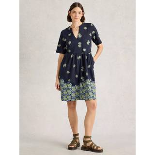 White Stuff White Stuff Blue 100% Cotton Thea Jersey Dress